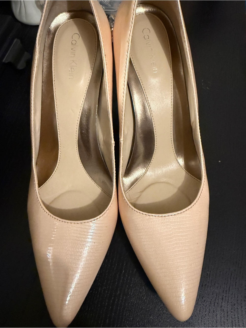 Calvin Klein Blush Pointed-Toe Pumps